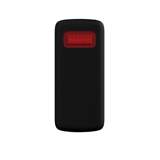 Сотовый телефон Maxvi C23 Black-red